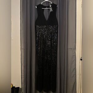 Black Sequin Jumpsuit